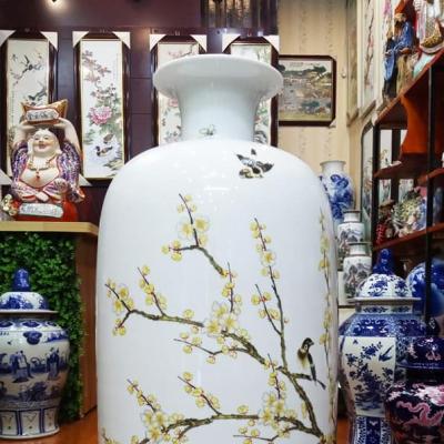 BÌNH HỌA TIẾT CHIM HOA